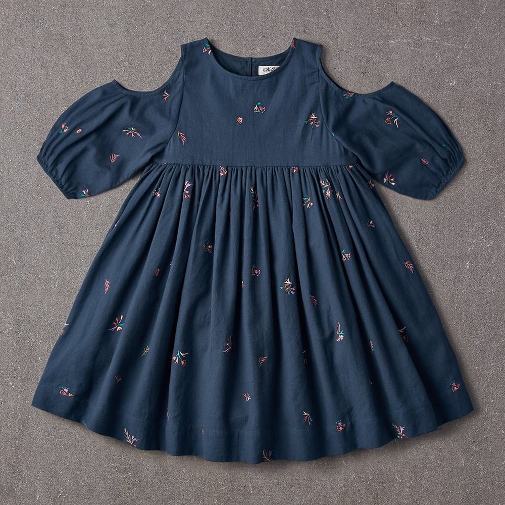 Nellystella Vaness Dress in Autumn Melody Embroidery